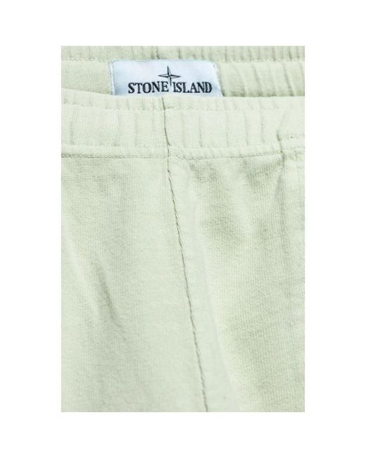 Stone Island Sweatpants mit logo in Green für Herren