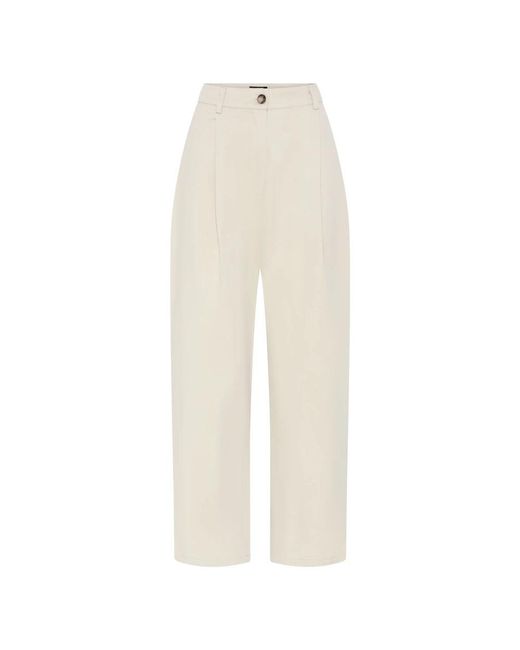 Bruuns Bazaar White Wide Trousers