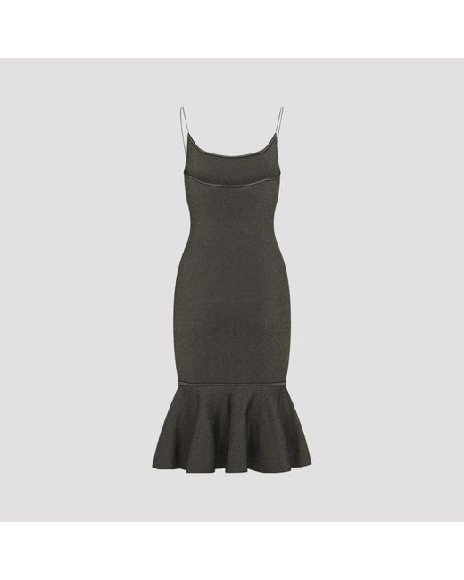 Jacquemus Brown Knitted Dresses