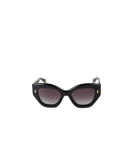 Furla Black Schmetterlingssonnenbrille