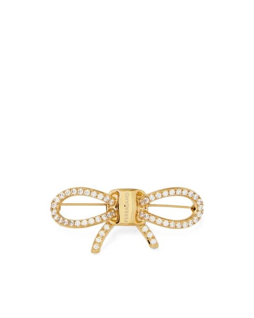 Ferragamo Metallic Brooches