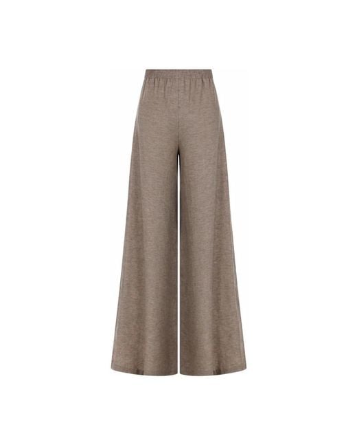 Fabiana Filippi Brown Wide Trousers