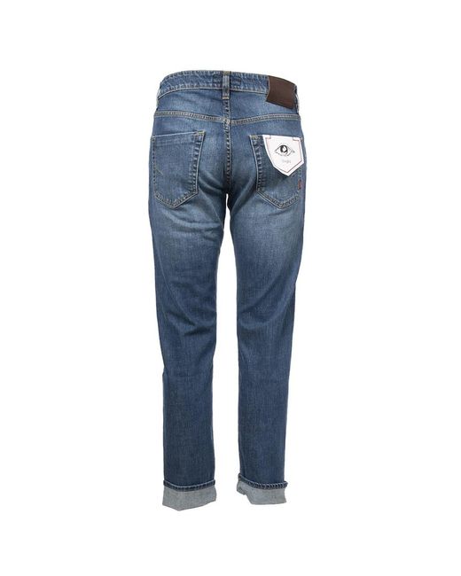 Siviglia Blue Slim Fit Jeans for men