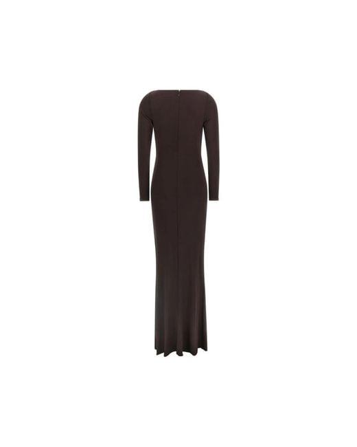 Elisabetta Franchi Black Maxi Dresses