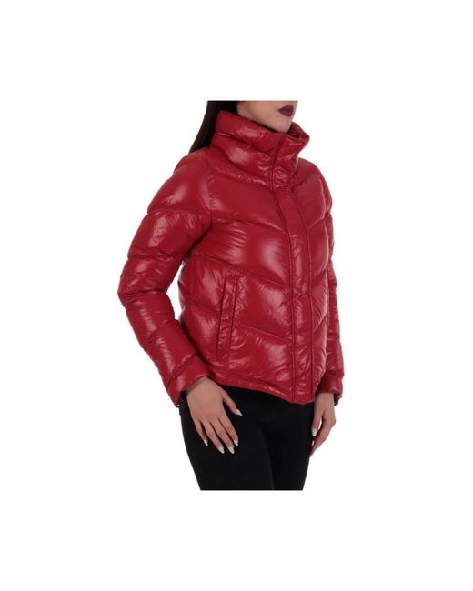 Colmar Jassen ,Rood ,Nylon Origin Down Jacket in het Red