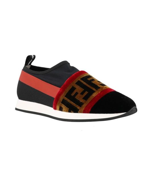Fendi Red Logo Sneakers