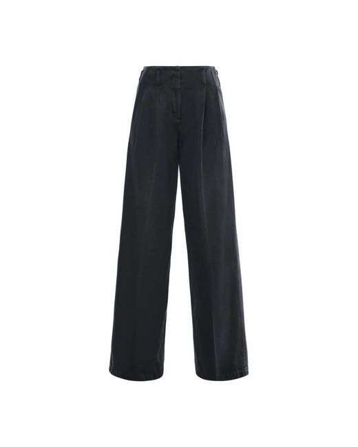 Golden Goose Deluxe Brand Blue Straight Trousers