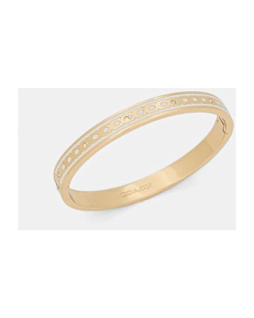 Bracelets COACH de color Metallic