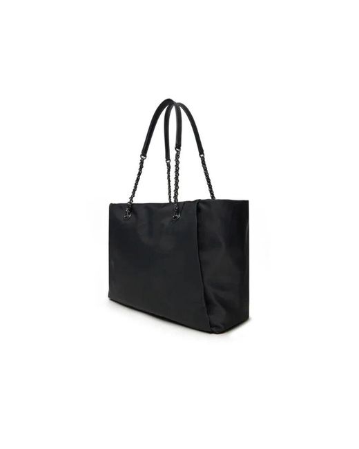 Michael Kors Black Georgia Shopping Tasche Mit Doppelgriffen