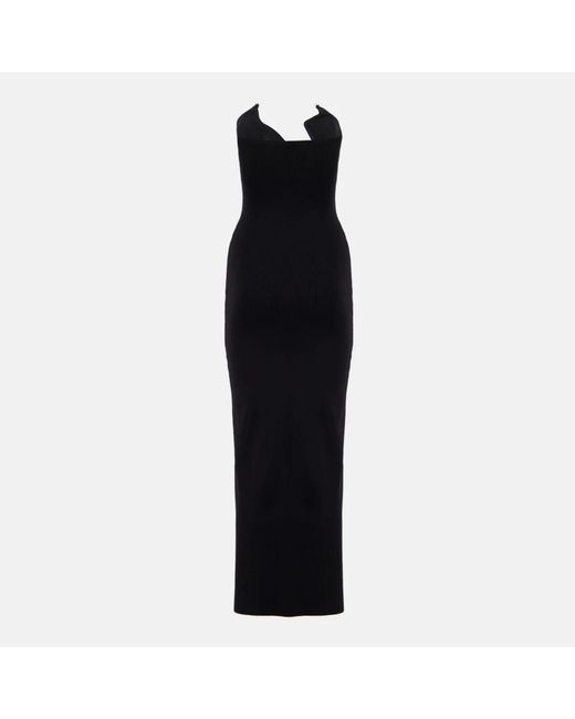Christopher Esber Black Knitted Dresses