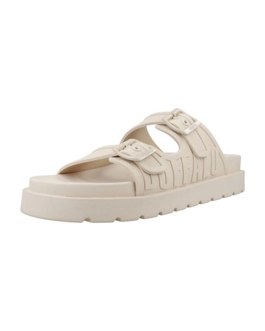 Sliders Buffalo de color Natural