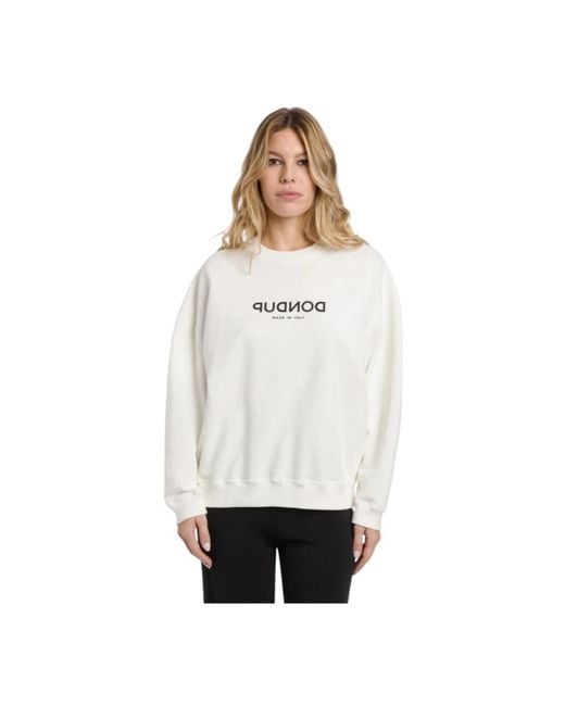 Dondup White Sweatshirts
