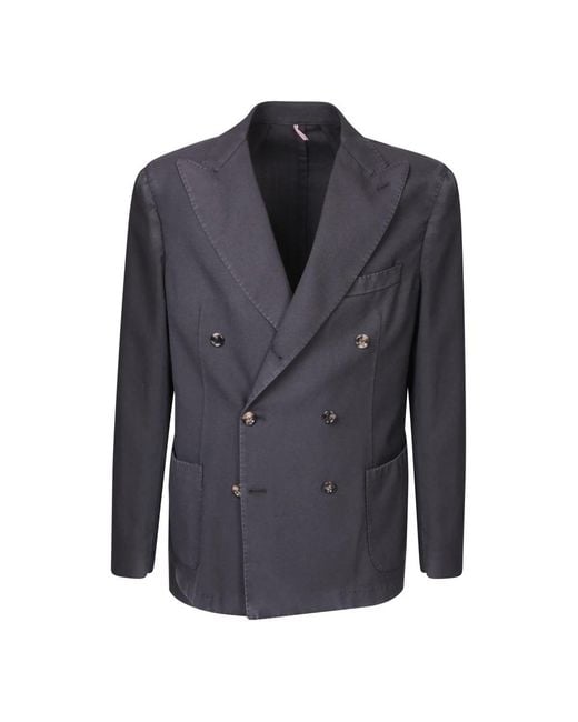 Double Breasted Suits Dell'Oglio de hombre de color Blue