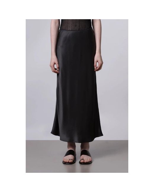 Roberto Collina Black Maxi Skirts