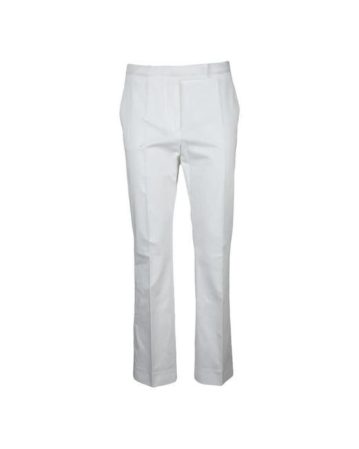 Max Mara Gray Cropped Trousers