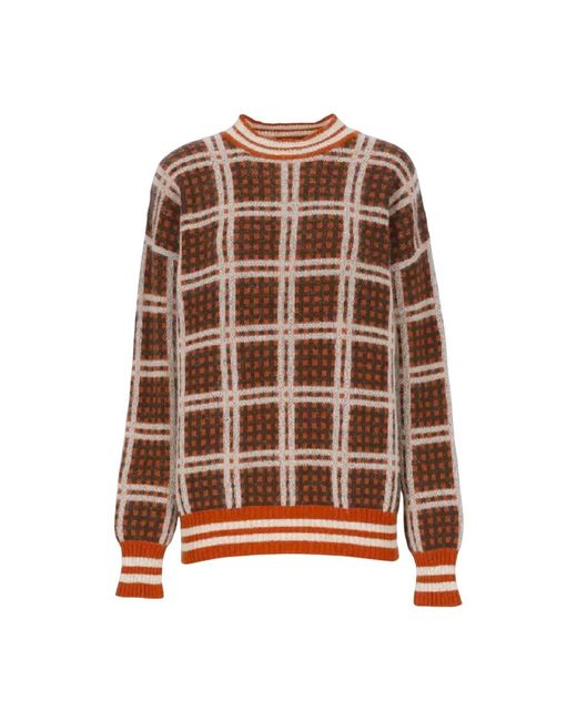 Round-Neck Knitwear Marni de color Brown