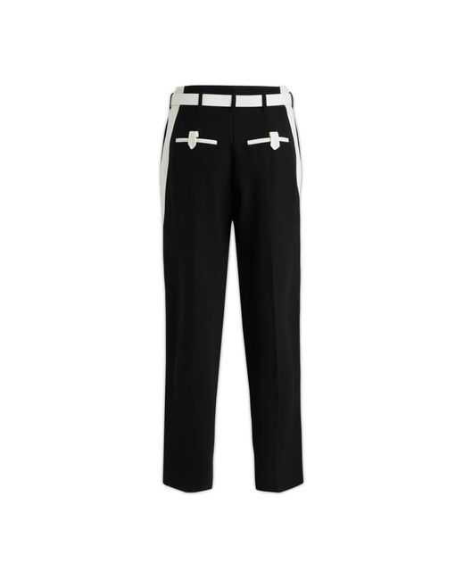 SIMONA CORSELLINI Broeken ,Zwart ,Chinos in het Black