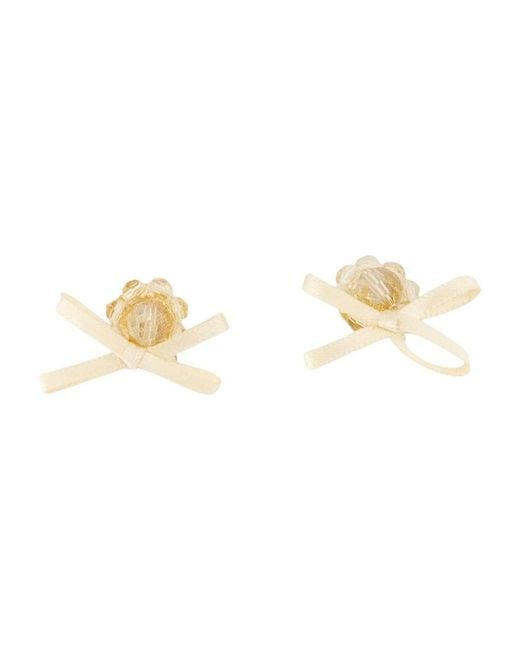 Earrings Simone Rocha de color Metallic