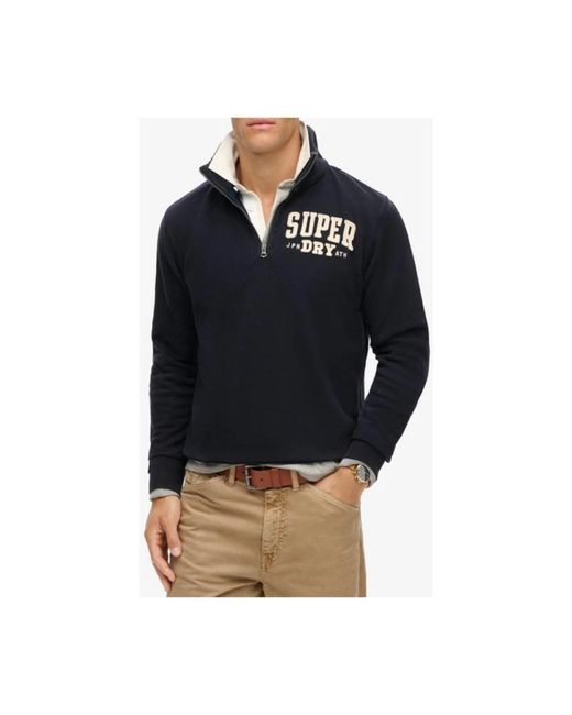 Superdry Black Zip-Throughs for men