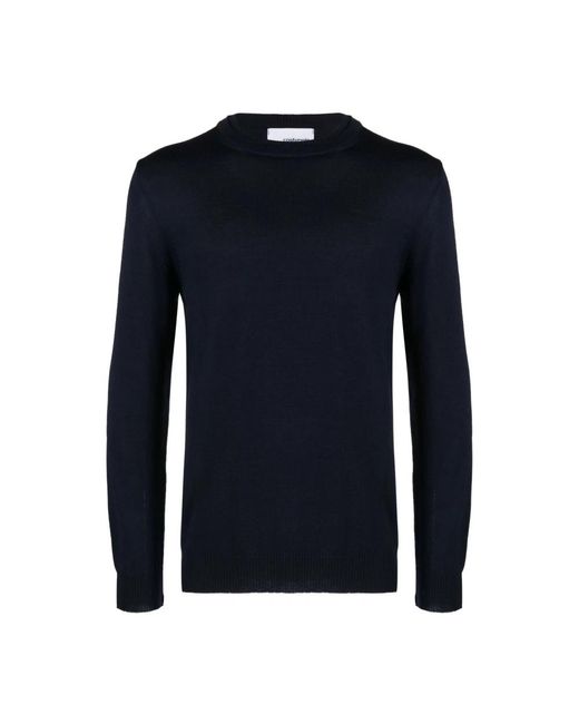 Costumein Blue Round-Neck Knitwear for men