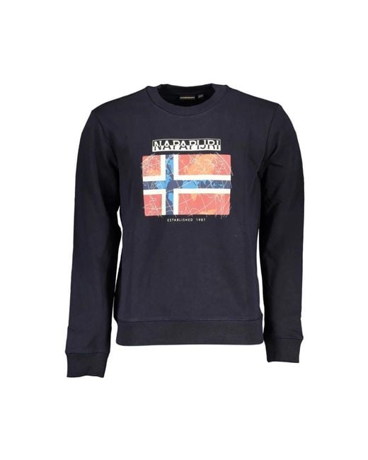 Napapijri Sweatshirts in het Blue voor heren