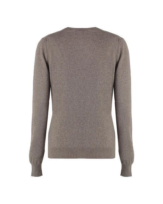 Malo Gray Cashmere Knitwear