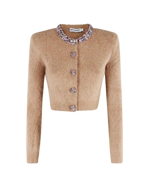 Cardigans di Self-Portrait in Natural