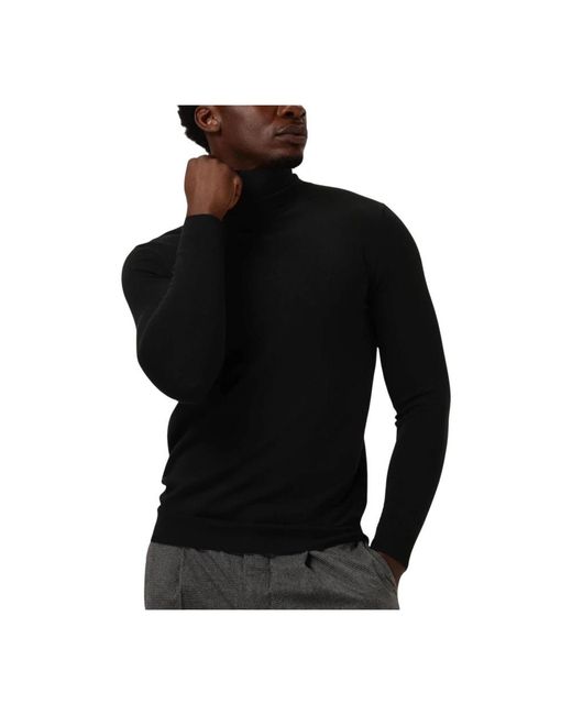 Profuomo Coltrui Pullover Sweater in het Black voor heren