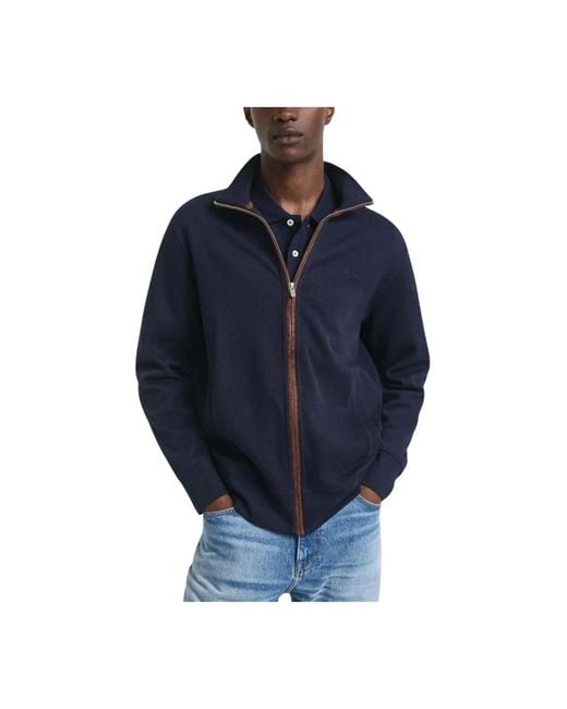 Zip-Throughs di Gant in Blue da Uomo