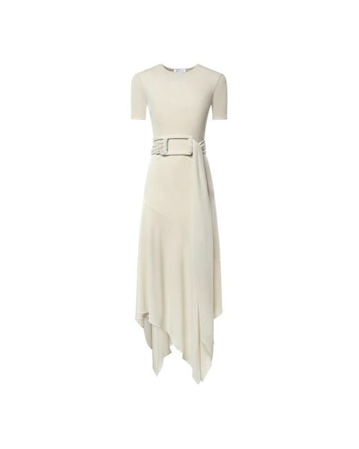 Alaïa Kleedjes ,Midi Kleedjes in het Natural