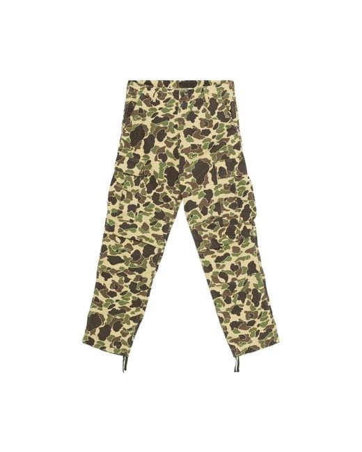 Carhartt Green Straight Trousers for men