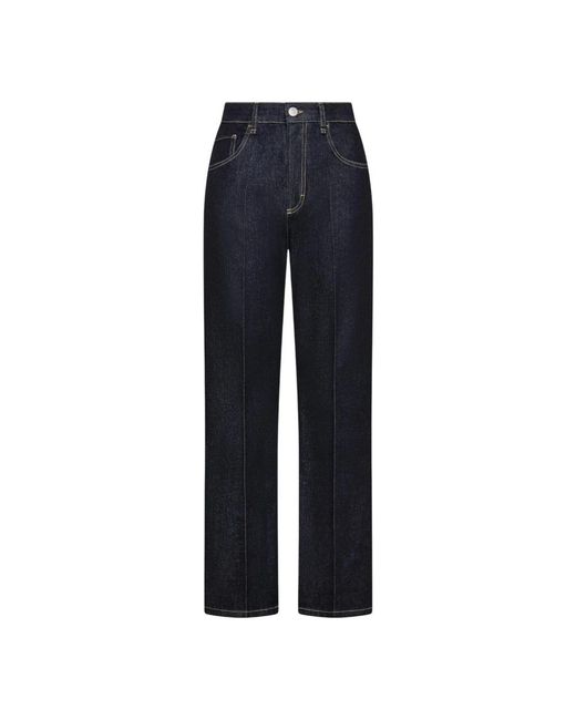 Straight Jeans Seventy de color Blue