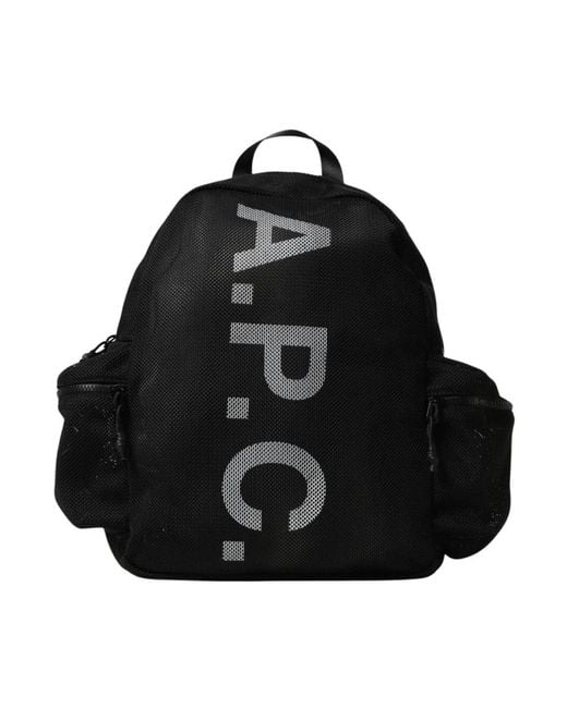 A.P.C. Backpacks in Black für Herren