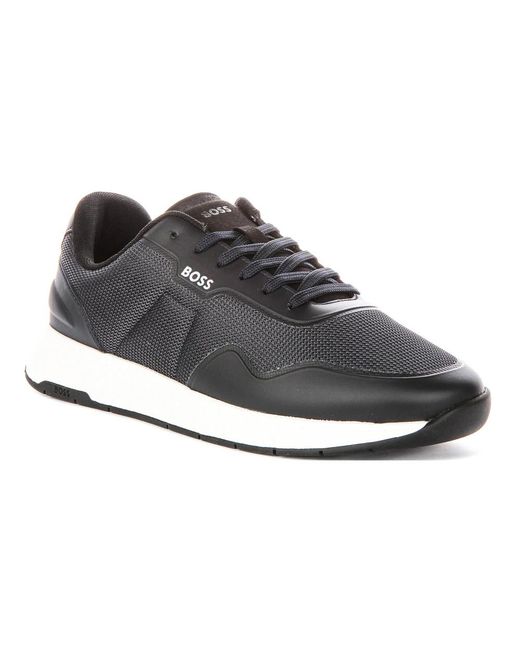 HUGO Black Sneakers for men