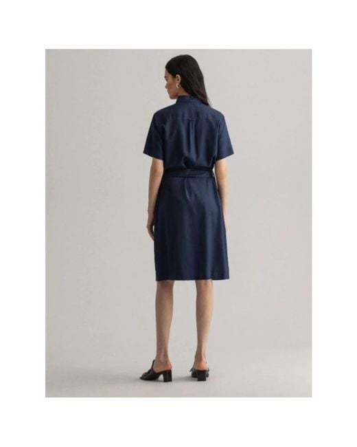 Gant Blue Shirt Dresses