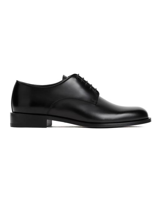 Giorgio Armani Black Laced Shoes for men