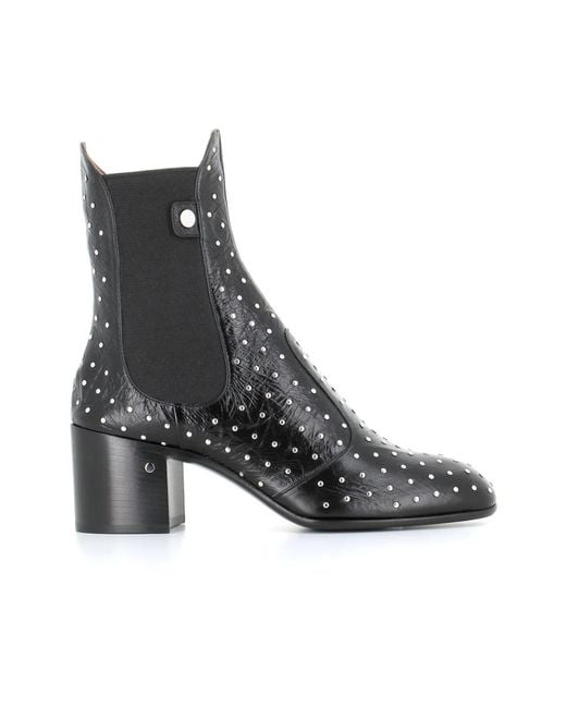 Laurence Dacade Black Heeled Boots