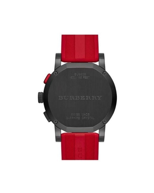 Watches Burberry de hombre de color Red