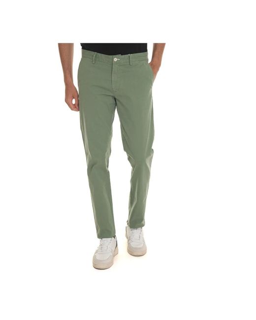 Pantaloni chino slim fit di Gant in Green da Uomo
