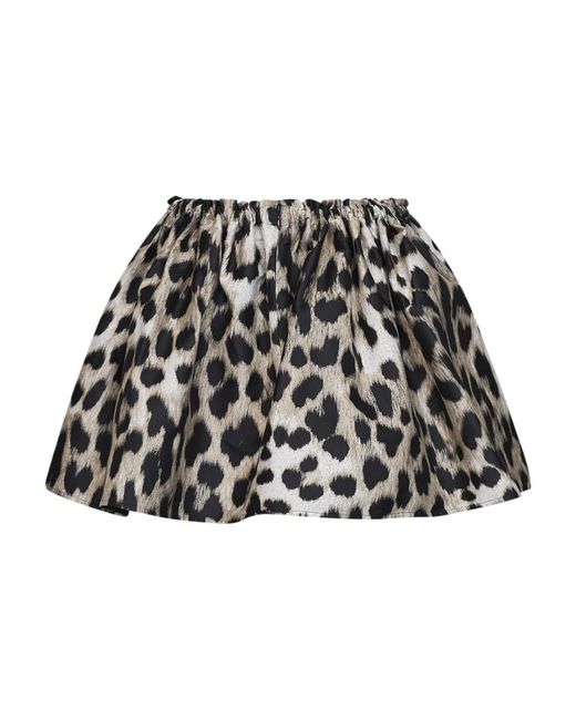 Givenchy Mini Plissé Rok in het Black
