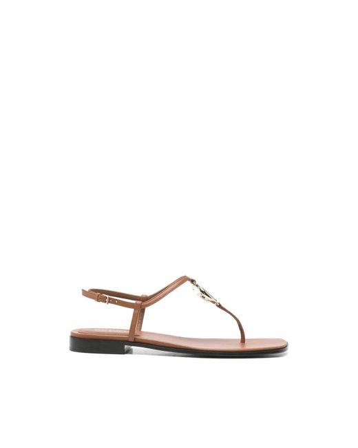 Gucci Natural Flat Sandals
