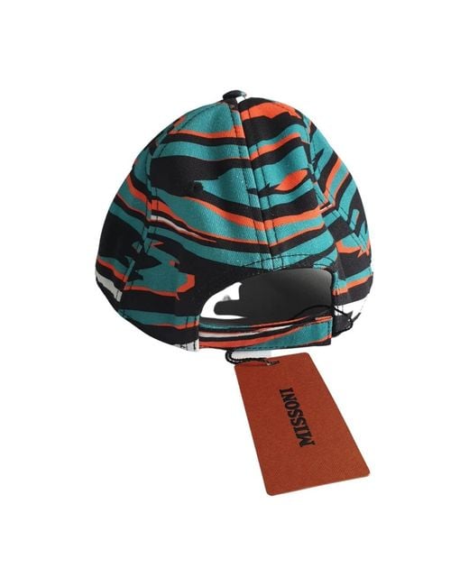 Caps Missoni en coloris Green