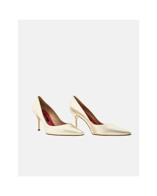 Carolina Herrera Metallic Pumps
