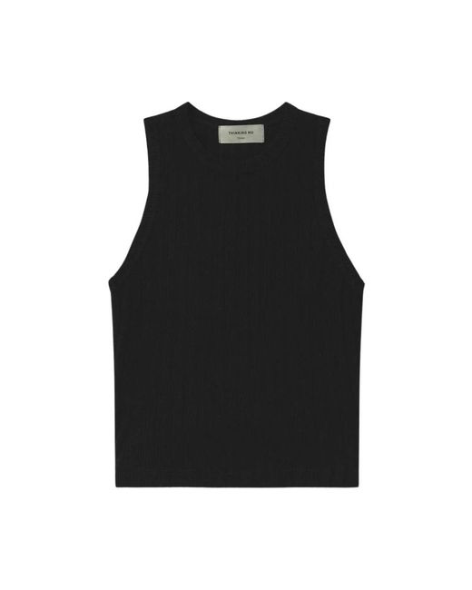 Thinking Mu Trash Turkana Top in het Black