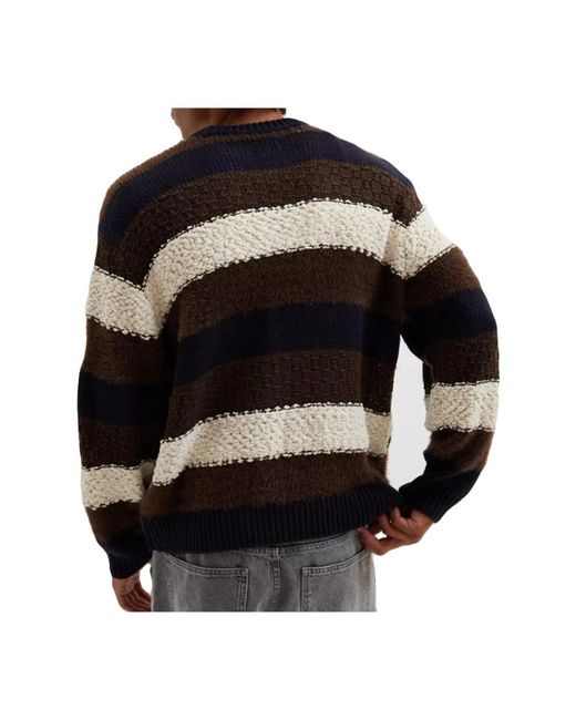 Obey Charles Rundhals-Pullover in Black für Herren