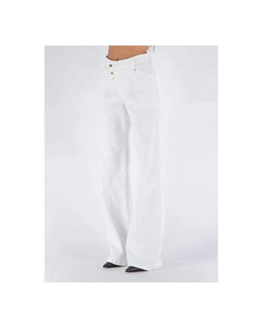 Tom Ford White Wide Trousers
