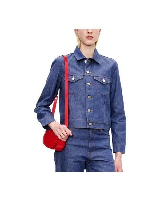 A.P.C. Blue Denim Jackets