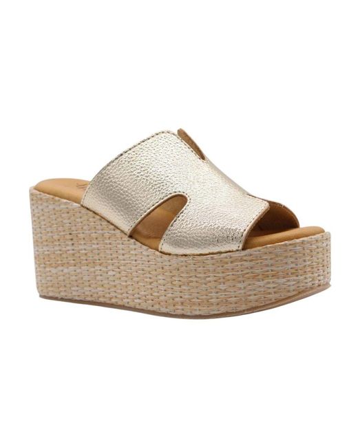 Wedges E mia en coloris Yellow
