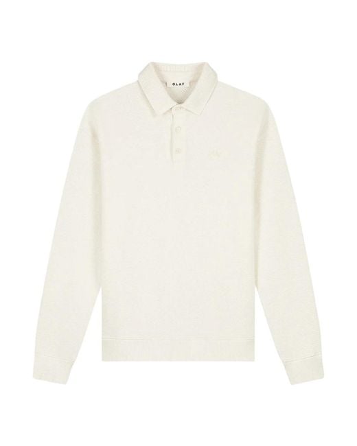 Olaf Hussein White Polo Shirts for men