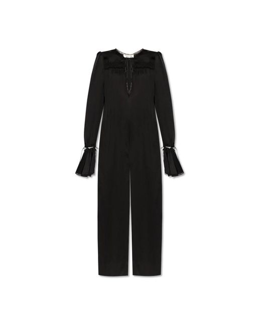 Saint Laurent Black Jumpsuits
